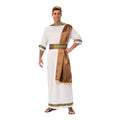 White-Brown-Gold - Front - Bristol Novelty Mens Greek God Costume