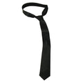Black - Front - Bristol Novelty Unisex Adults Skinny Tie