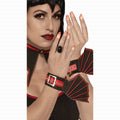 Red - Back - Bristol Novelty Womens-Ladies Vampiress Press On Nails