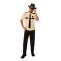 White-Black-Gold - Front - Bristol Novelty Mens US Sheriff Costume