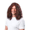 Brown-Black - Front - Bristol Novelty Mens Hippy Wig