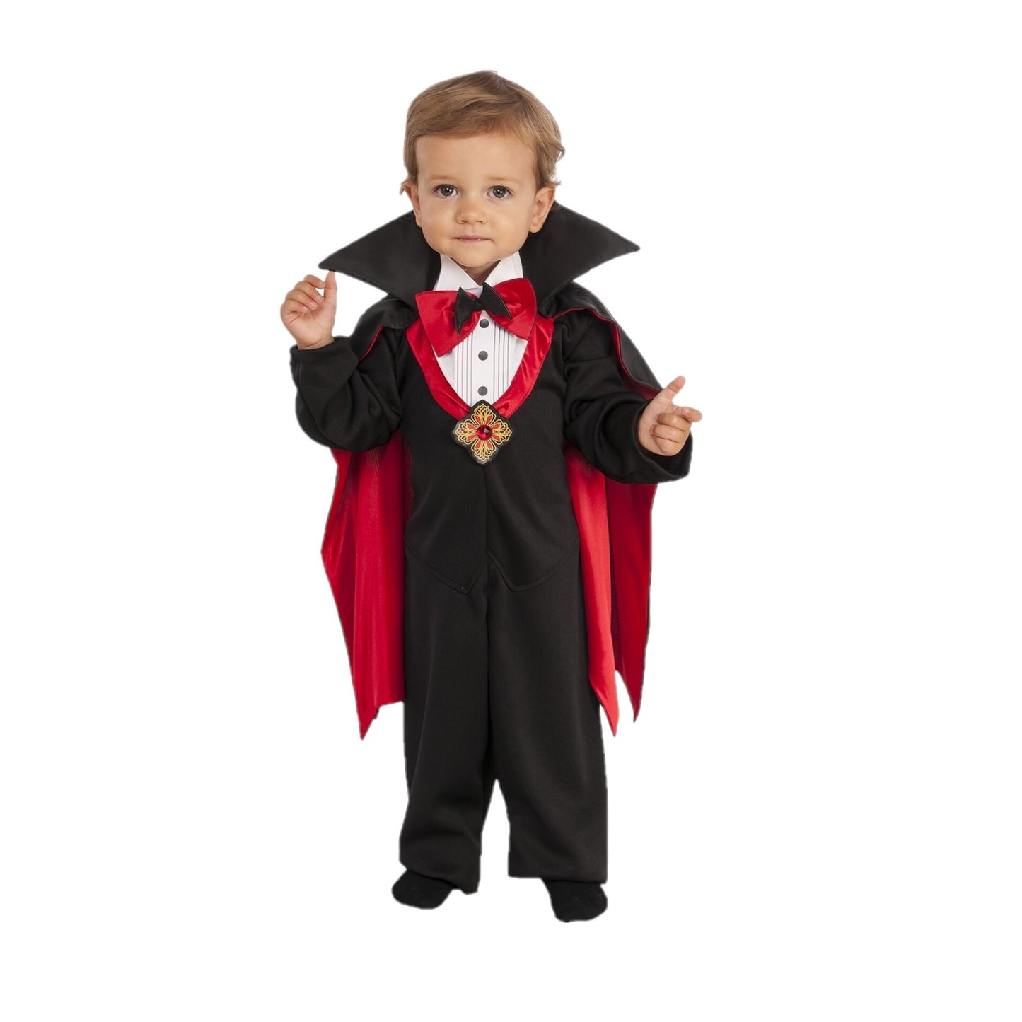 Black-Red - Front - Bristol Novelty Baby Dapper Dracula Costume
