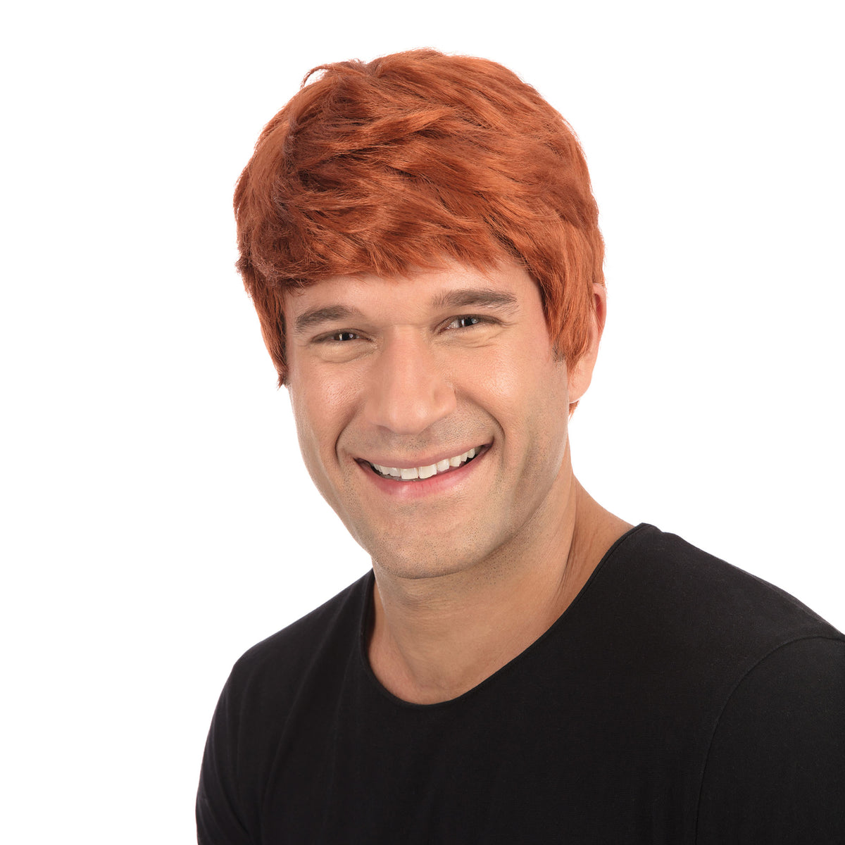 Ginger - Front - Bristol Novelty Mens Short Wig