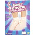 Pink - Back - Forum Novelties Womens-Ladies Baby Booties Costume Shoe Cover