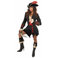 Black-Red - Front - Forum Novelties Womens-Ladies Pirate Costume Accessory
