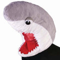 Grey-Red - Front - Forum Novelties Unisex Adult Shark Head Mascot Mask
