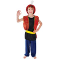 Black-Blue-Red-Gold - Front - Bristol Novelty Childrens-Kids Arabian Prince Costume