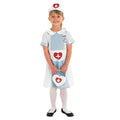 White-Blue-Red - Front - Rubies Girls Nurse Costume