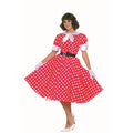 Red-White-Black - Front - Forum Novelties Womens-Ladies Housewife Costume