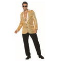Gold - Front - Bristol Novelty Mens Sequins Blazer