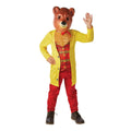Yellow-Brown - Front - Rubies Childrens-Kids Mr. Bear Costume Jacket