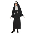 Black-White - Front - Bristol Novelty Womens-Ladies Nun Costume