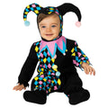 Black-Blue-Pink - Front - Bristol Novelty Baby Court Jester Costume