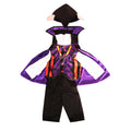 Purple-Black-White - Back - Bristol Novelty Toddler Vampire Halloween Costume