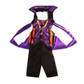 Purple-Black-White - Side - Bristol Novelty Toddler Vampire Halloween Costume