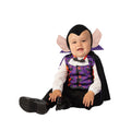 Purple-Black-White - Front - Bristol Novelty Toddler Vampire Halloween Costume