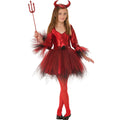 Red - Front - Bristol Novelty Girls Devil Halloween Costume