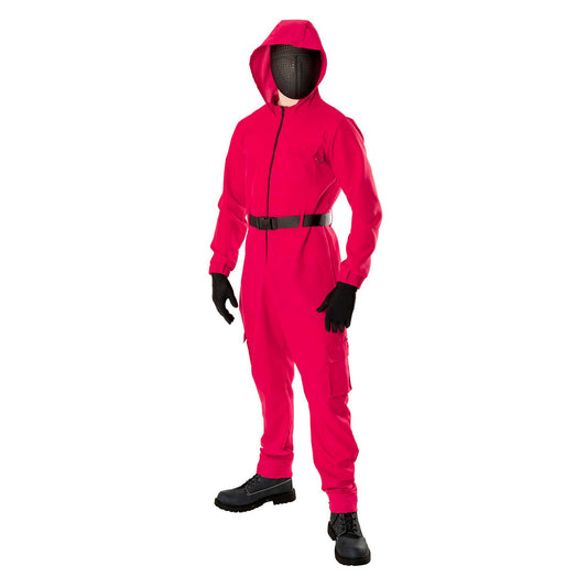 Red-Black - Front - Bristol Novelty Unisex Adult The Gamer Suit Costume