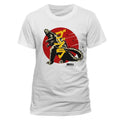 White-Red-Black - Front - Godzilla Unisex Adult Vintage T-Shirt
