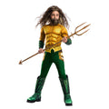 Gold-Green - Front - Aquaman Boys Deluxe Costume