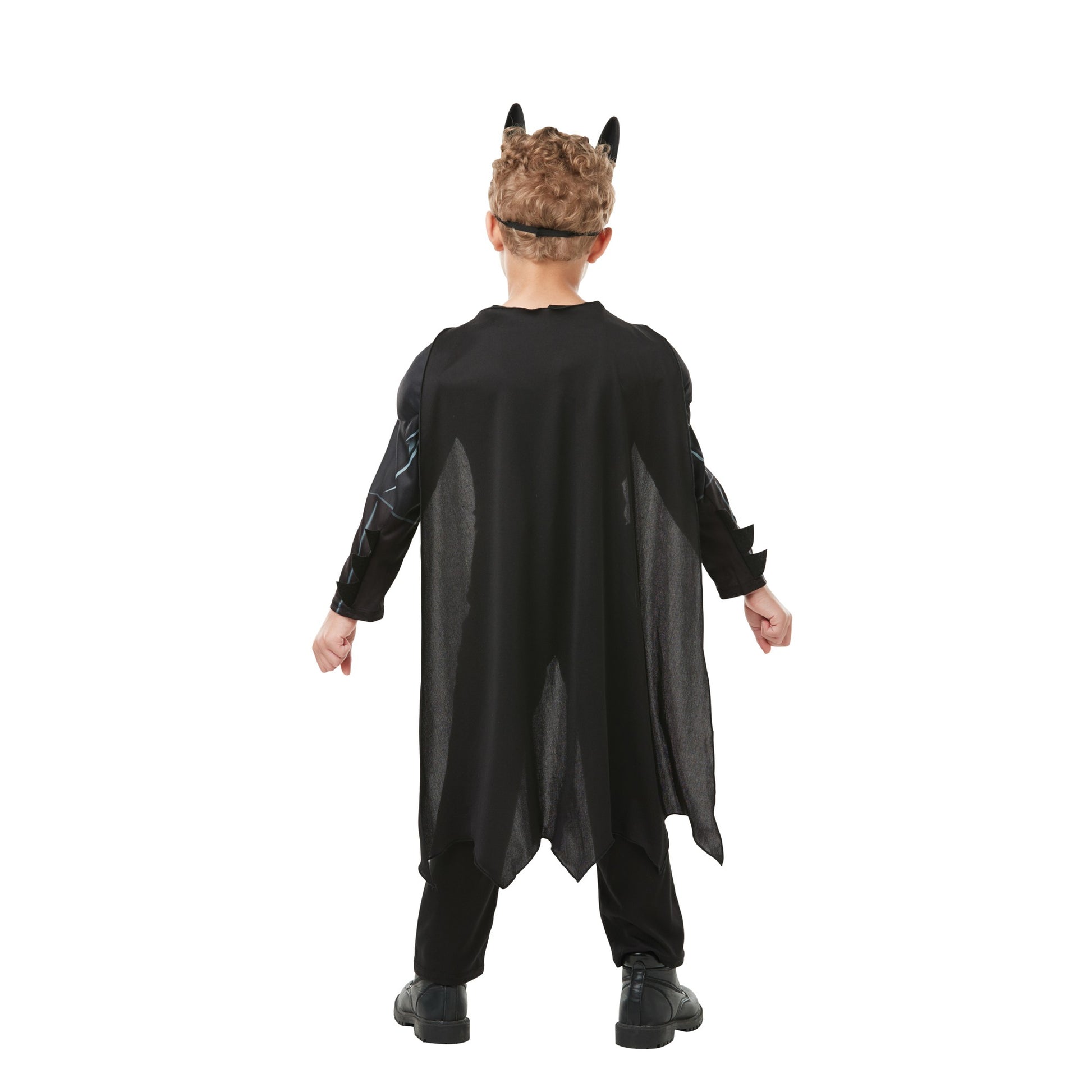 Black-Gold - Back - Batman Boys Core Costume Set