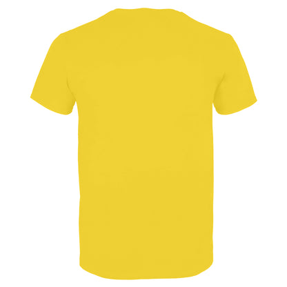 Yellow - Back - Harry Potter Unisex Adult Track & Field Hufflepuff T-Shirt