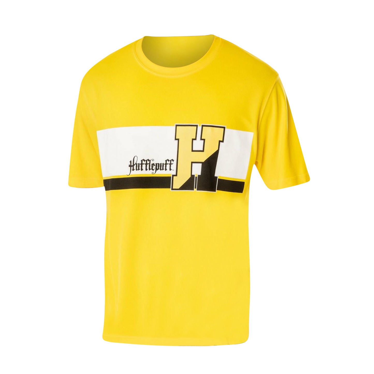 Yellow - Front - Harry Potter Unisex Adult Track & Field Hufflepuff T-Shirt