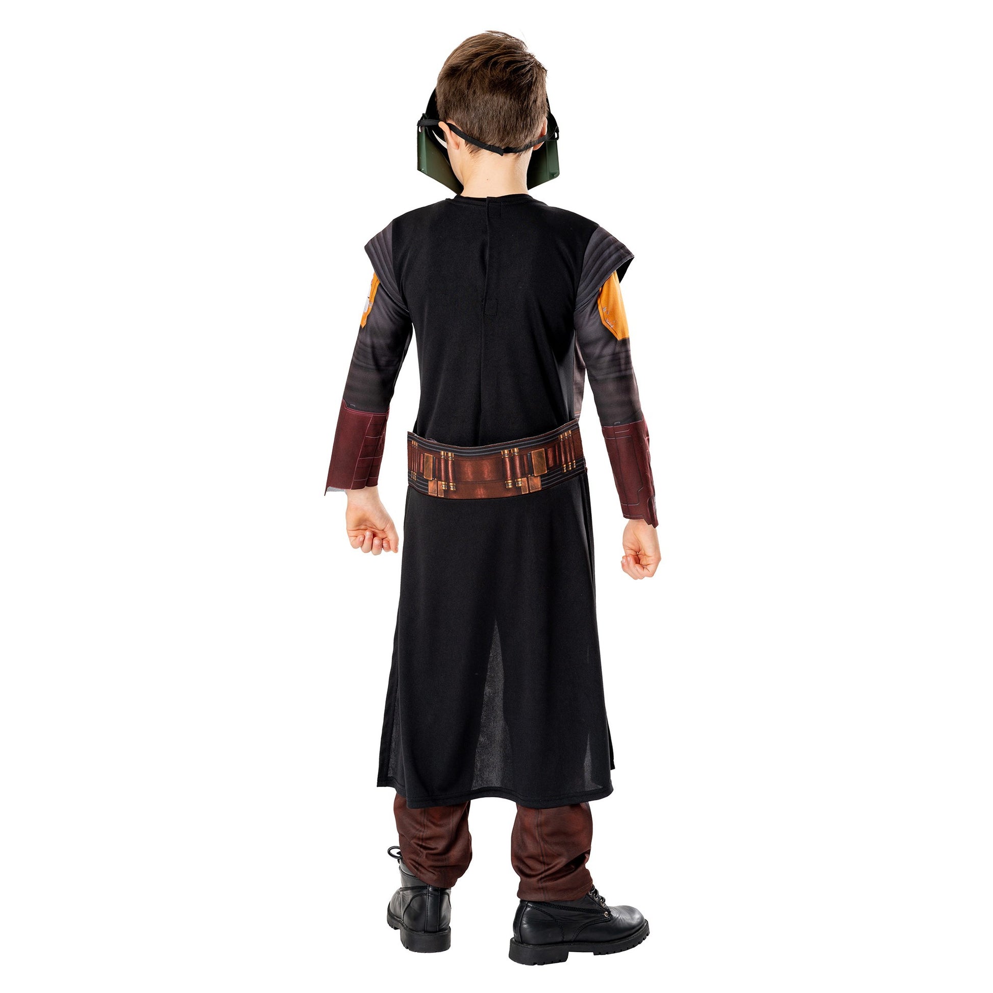 Green-Black - Back - Star Wars: The Book Of Boba Fett Childrens-Kids Deluxe Costume