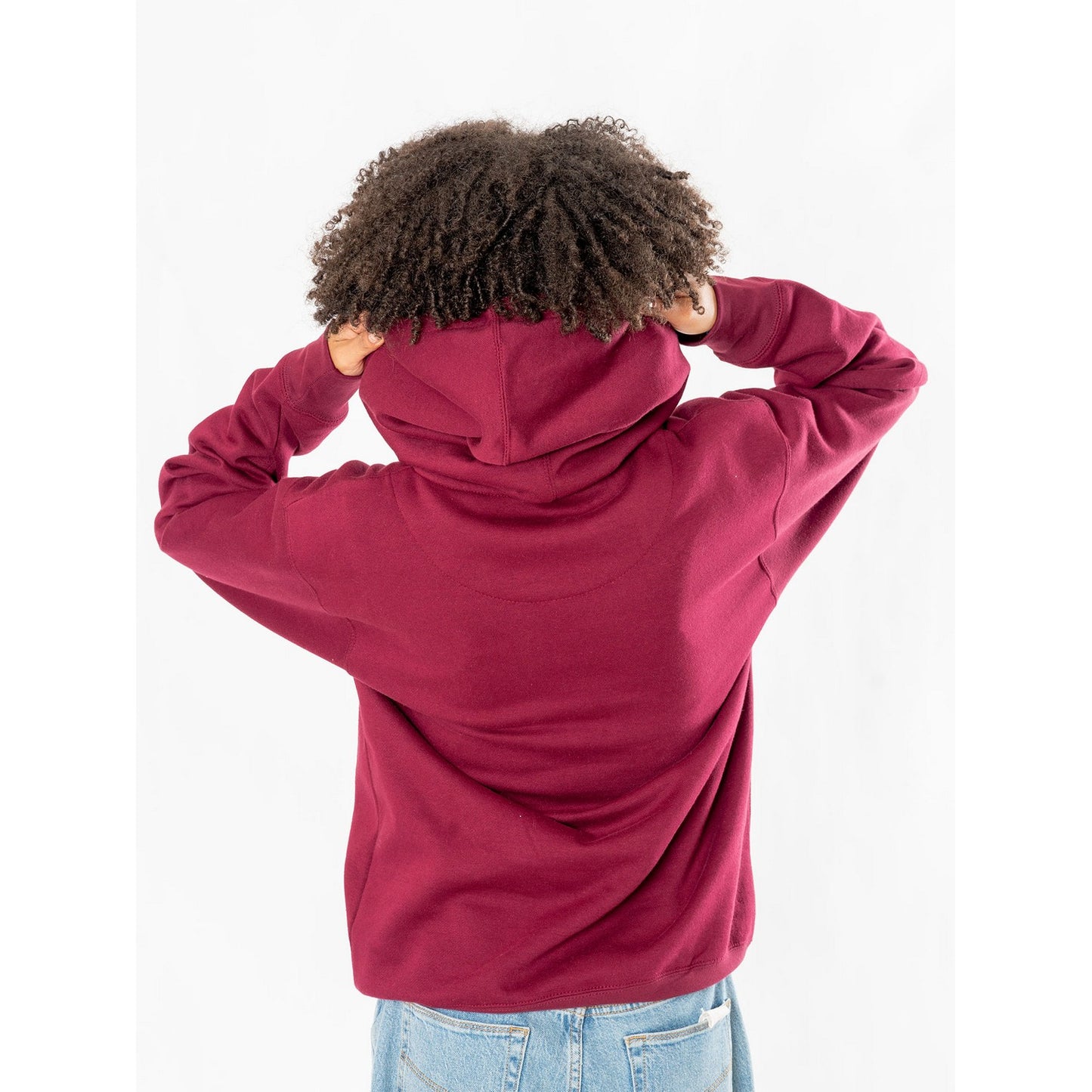 Burgundy - Back - Harry Potter Unisex Adult Deluxe Gryffindor Hoodie