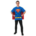 Blue-Red - Front - Superman Mens T-Shirt