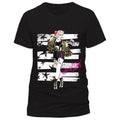 Black-White - Front - Birds Of Prey Unisex Adult Stars & Stripes T-Shirt