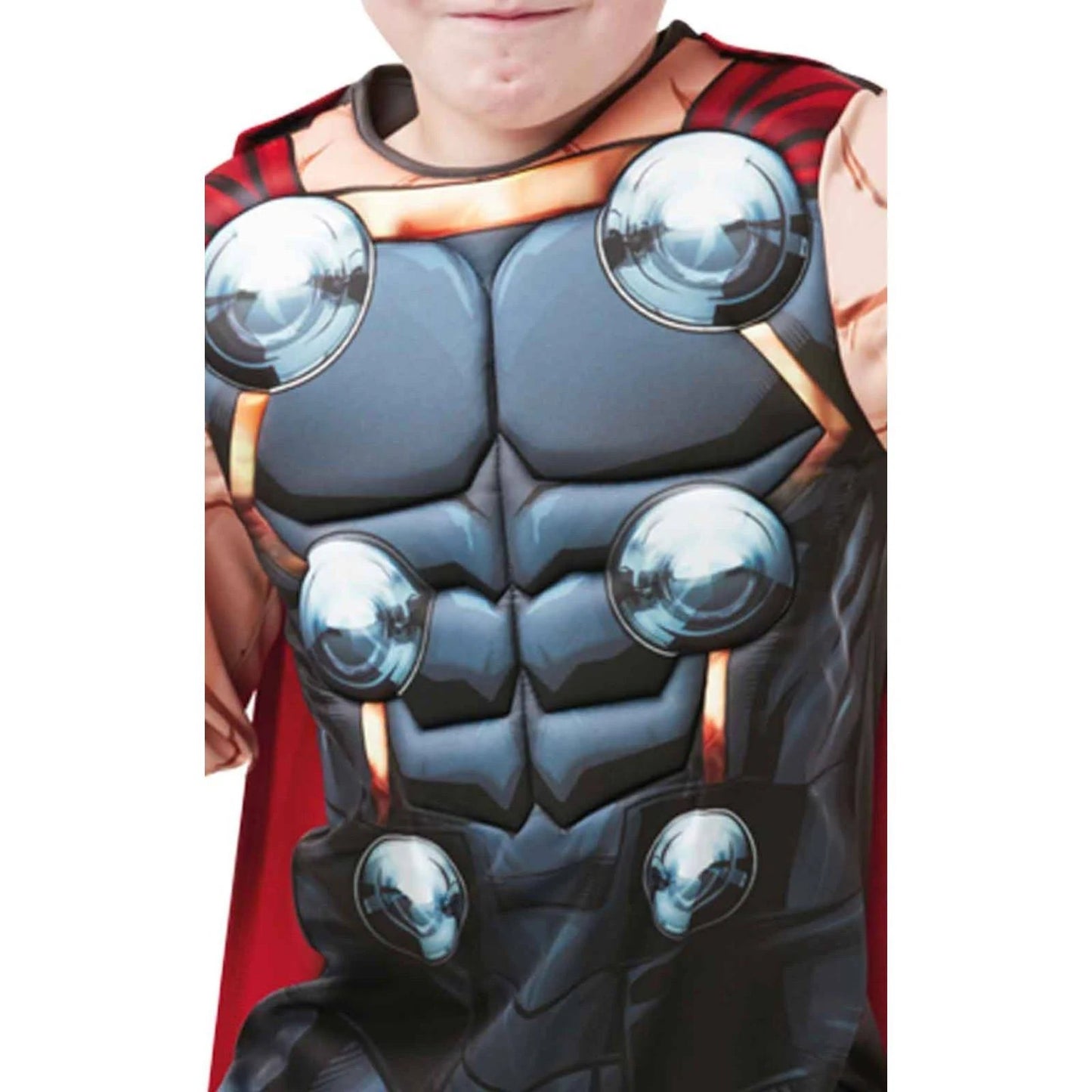Grey-Red - Side - Thor Boys Deluxe Costume