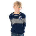 Blue - Front - Harry Potter Childrens-Kids Varsity Ravenclaw Jumper