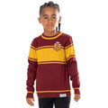 Varsity Red-Yellow - Front - Harry Potter Childrens-Kids Gryffindor Varsity Jumper