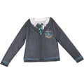 Blue - Front - Harry Potter Womens-Ladies Slytherin Costume Top