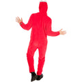 Red - Back - Sesame Street Unisex Adult Elmo Costume