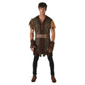 Brown - Front - Robin Hood Mens Costume