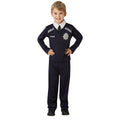 Navy - Back - Bristol Novelty Childrens-Kids Police Costume