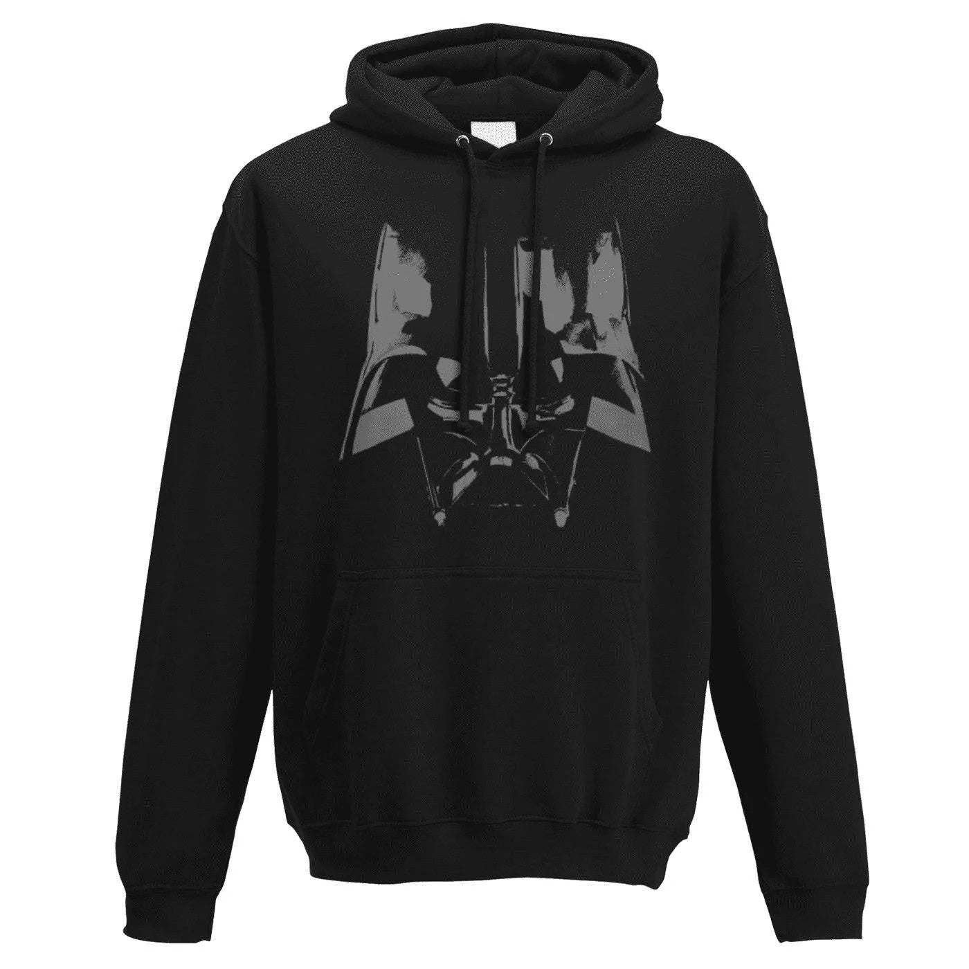 Black - Front - Star Wars Unisex Adult Darth Vader Close Up Hoodie
