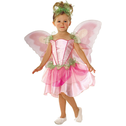 Pink - Front - Bristol Novelty Girls Fairy Costume