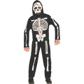 Black-White - Front - Bristol Novelty Childrens-Kids Skeleton Costume