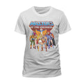 White - Front - Masters Of The Universe Mens Group Logo T-Shirt