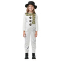 White - Back - Bristol Novelty Childrens-Kids Snowman Costume