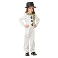 White - Side - Bristol Novelty Childrens-Kids Snowman Costume