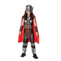 Red-Black-Silver - Front - Thor: Love And Thunder Girls Costume