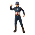 Blue-Red - Front - Captain America Boys Costume