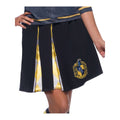 Black-Yellow-Grey - Front - Harry Potter Womens-Ladies Hufflepuff Costume Skirt