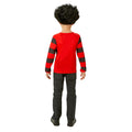 Red-Black - Back - Dennis the Menace Boys Costume