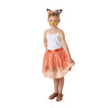 Orange - Back - Bristol Novelty Childrens-Kids Fox Tutu Skirt Set