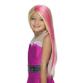 Blonde-Pink - Front - Barbie Childrens-Kids Sparkle Wig